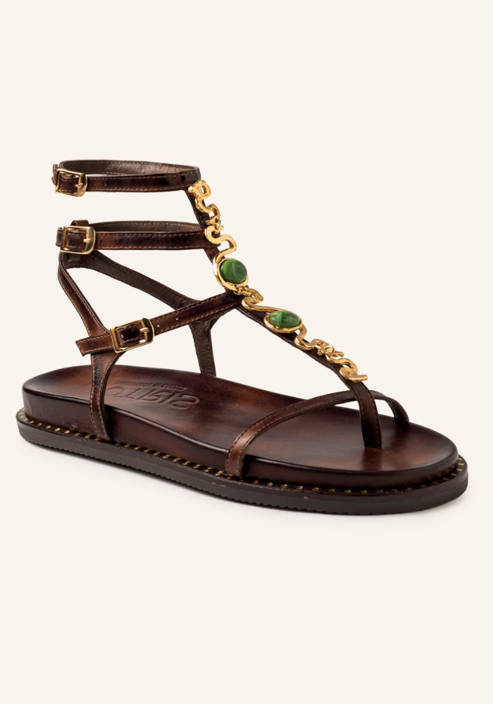 Sandale Fusbett Chocolat - Greek Designer