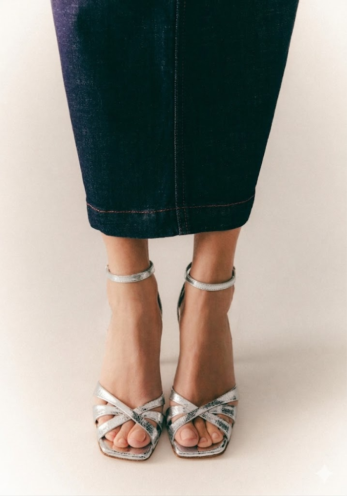 Sandales Abelie Silver - Sélectionné par Blush