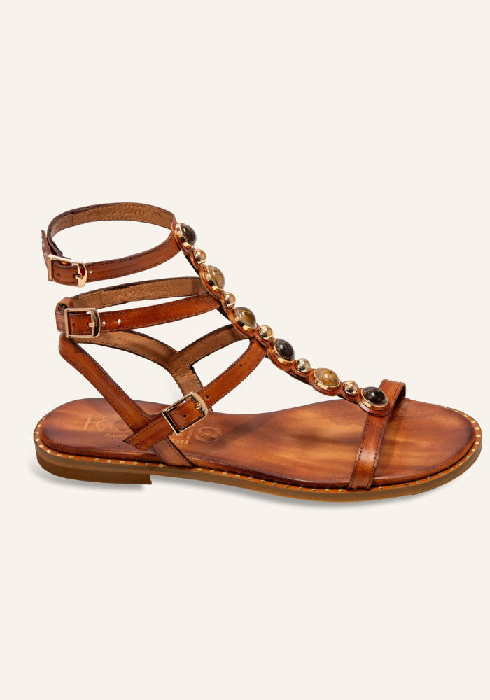 Sandales Thalassa Caramel - Greek Designer