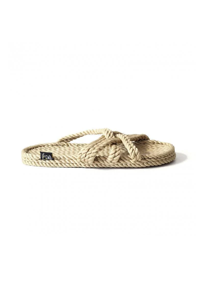 Sandales Slip On Beige
