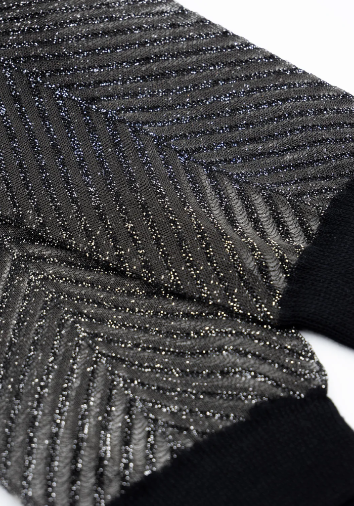 Chaussettes Transparentes Sapin Noir - Atelier Saint Eustache