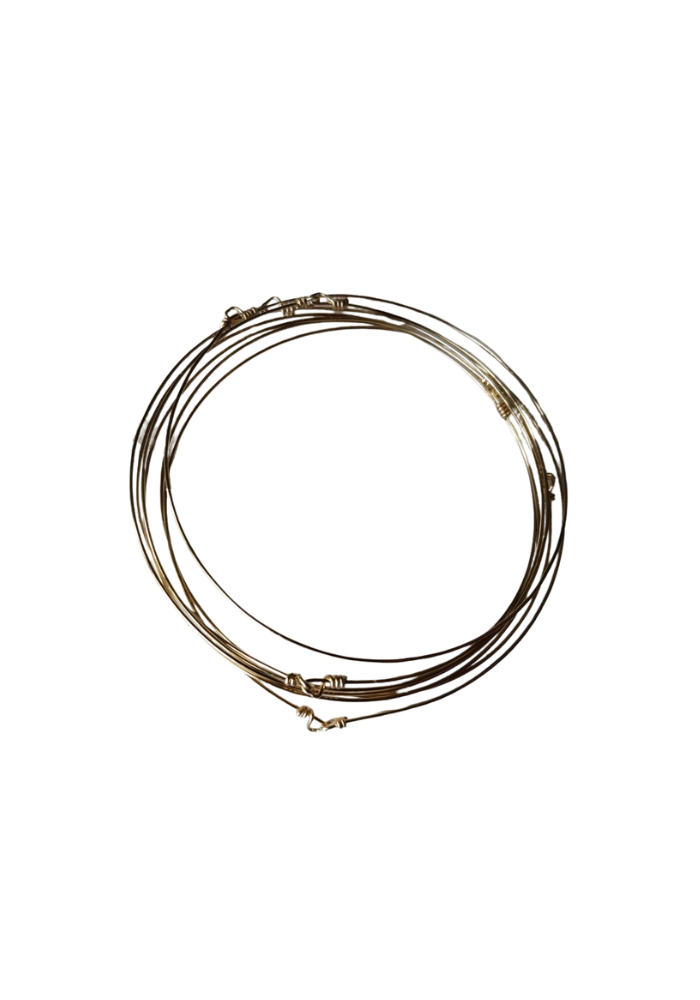 Jonc Semainier Gold Filled Le Classique Fin - Sélectionné par Blush