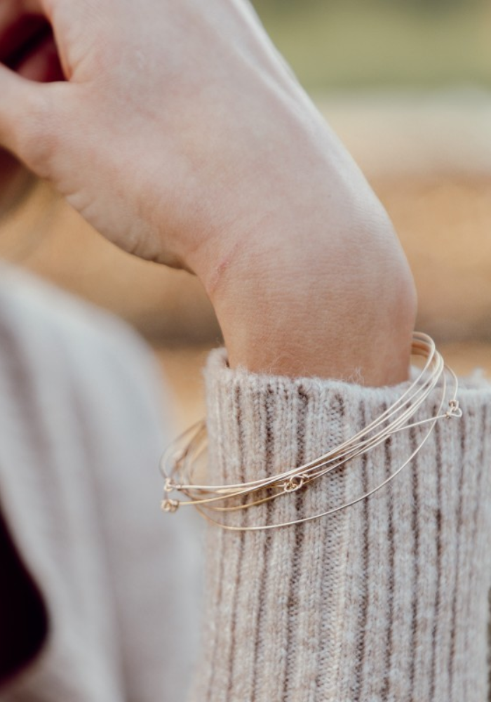 Jonc Semainier Gold Filled Le Classique - Sélectionné par Blush