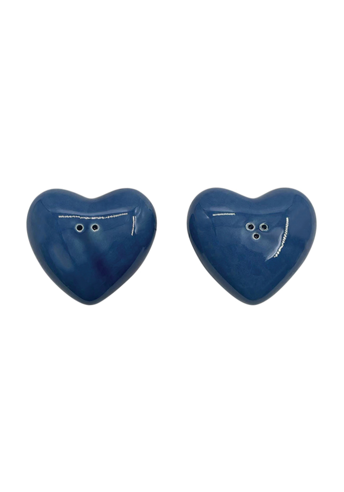 Set De Sel Et Poivre Coeur Bleu - Opjet