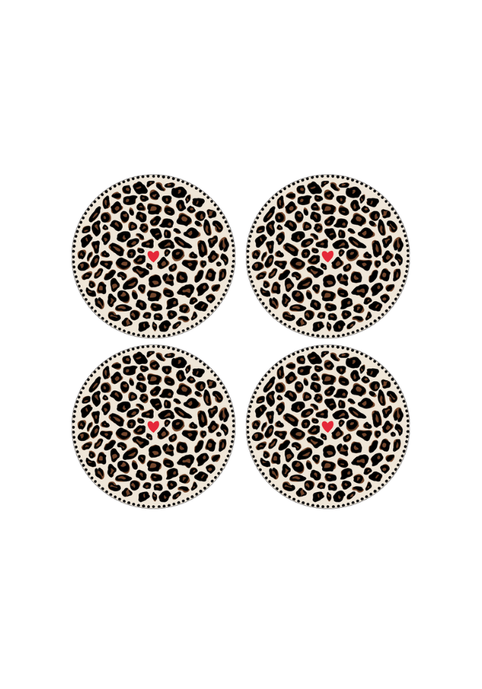 Set De 4 Assiettes Léopard - Sélectionné par Blush