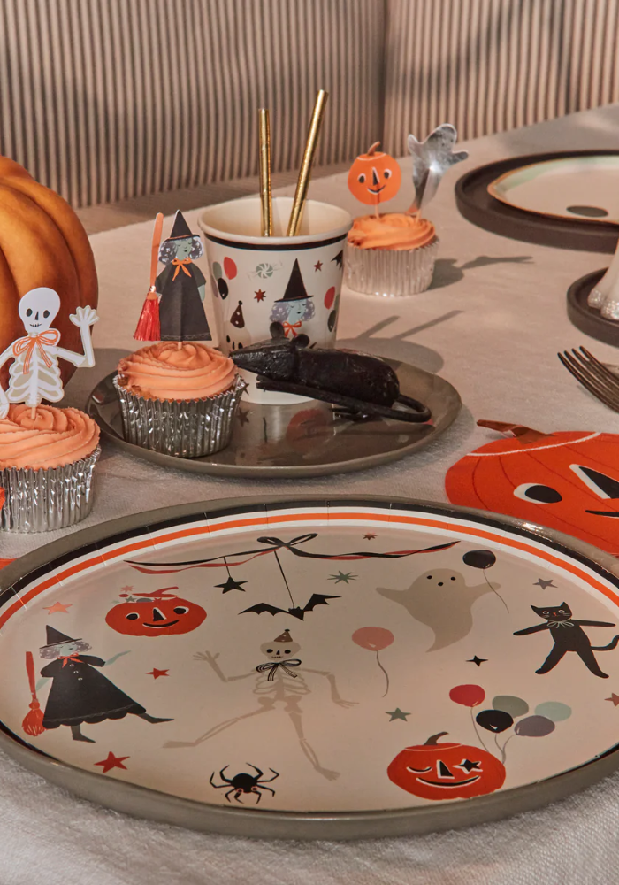 Set De 8 Assiettes En Papier Halloween - Meri Meri