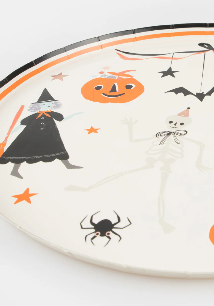 Set De 8 Assiettes En Papier Halloween - Meri Meri