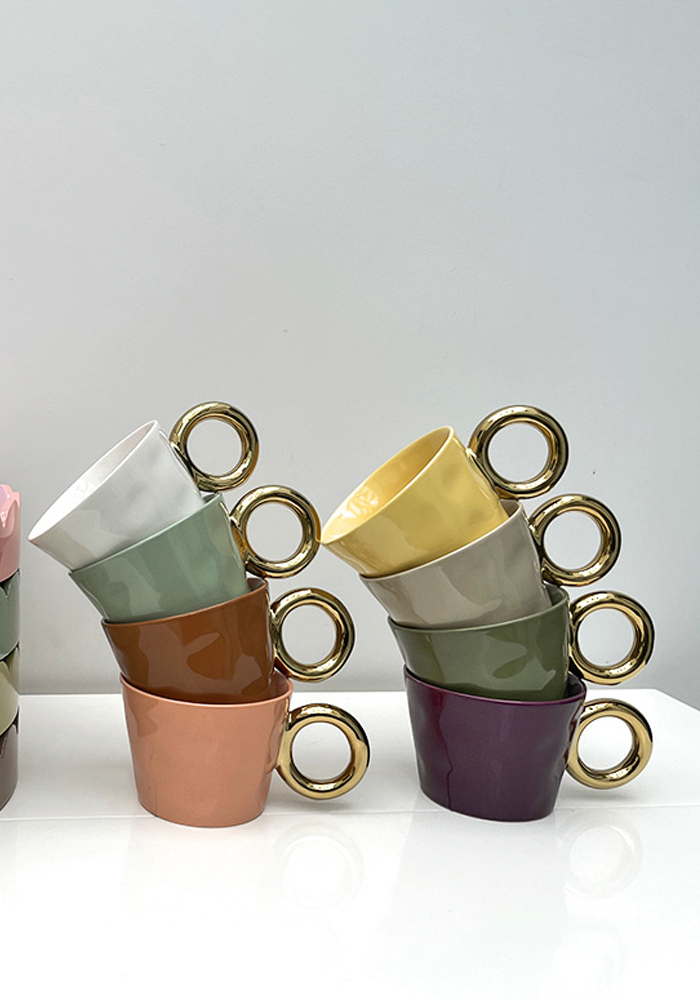 Set De 2 Tasses Matins Câlins Blanc - Blush Sélection Décoration