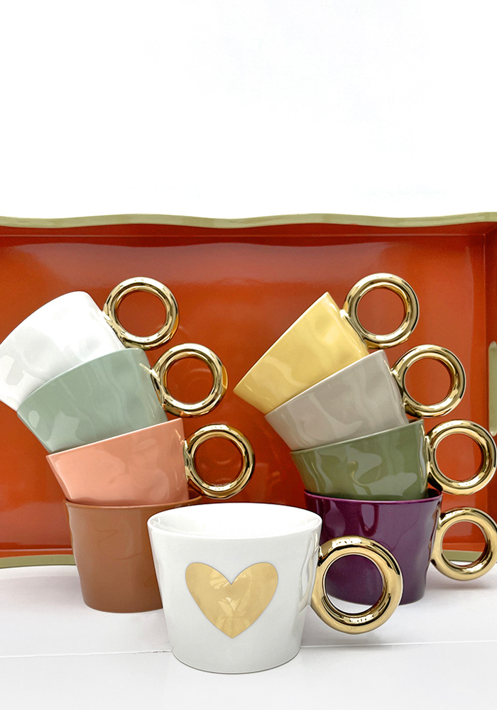 Set De 2 Tasses Matins Câlins Blanc - Blush Sélection Décoration