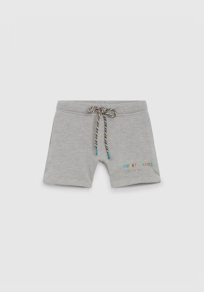 Short Kid Rainbow Prime Grey Marl - Sweet Pants