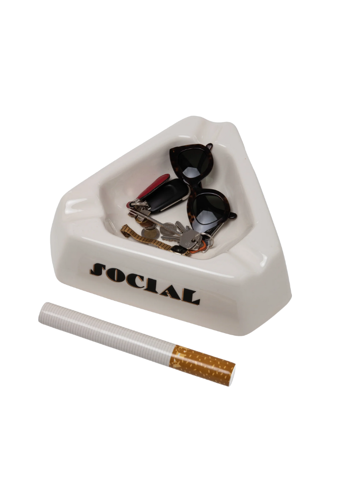 Cendrier Social Smoker Porcelaine - Seletti