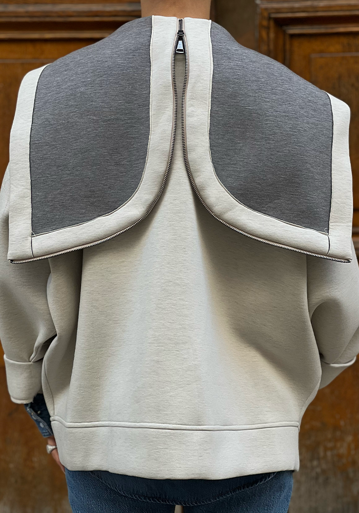Veste De Jogging Olivia Gris Chiné - Dixie