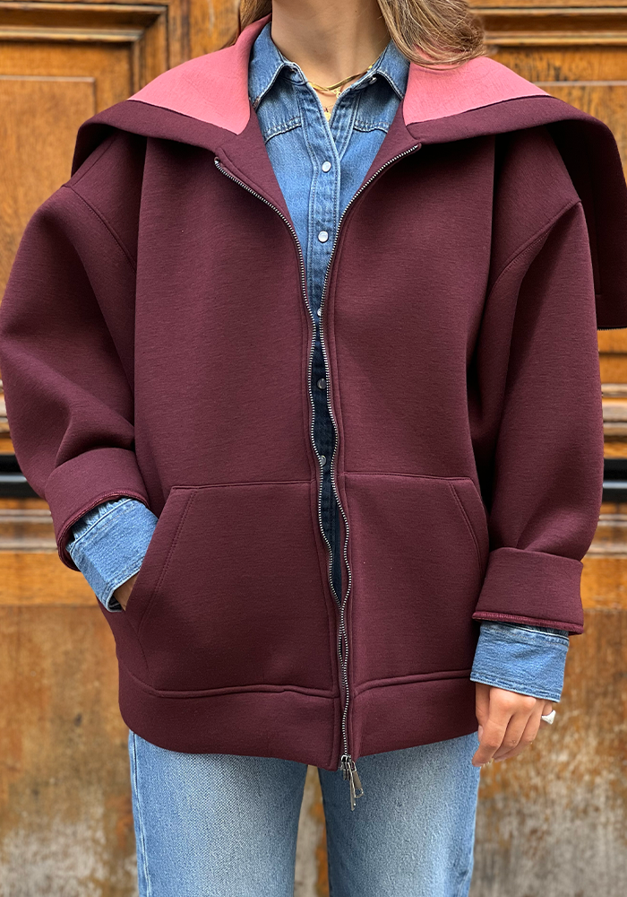 Veste De Jogging Olivia Bordeaux - Dixie