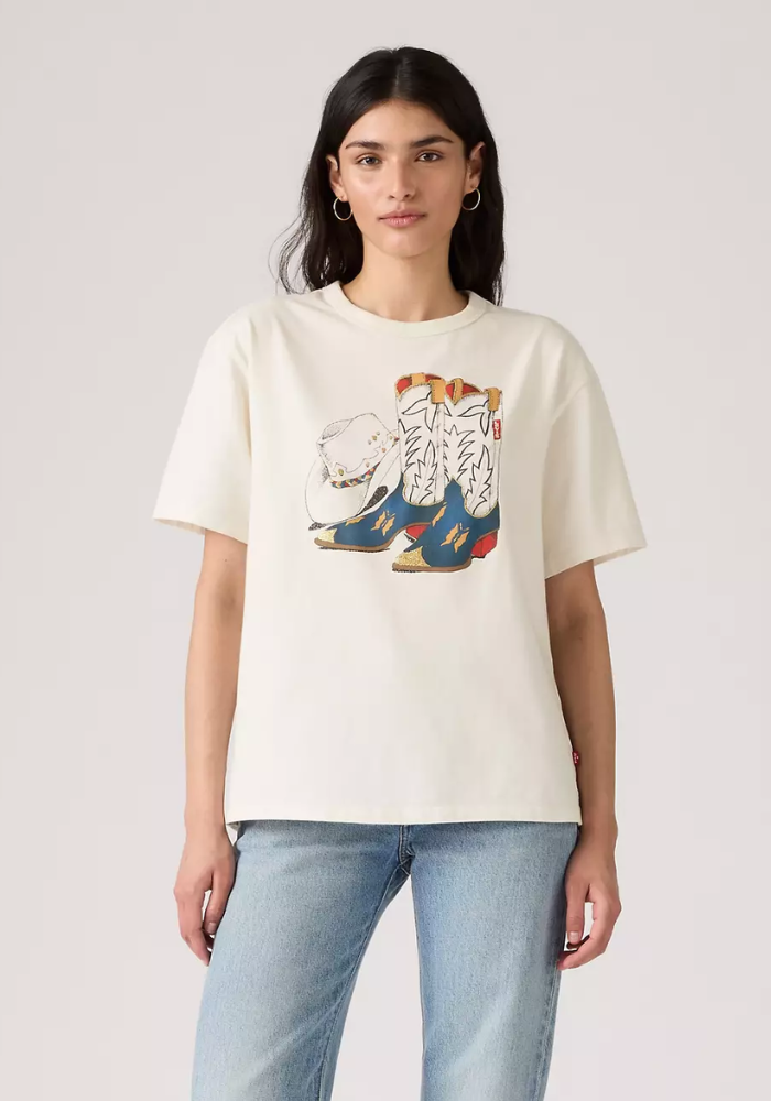 T-Shirt Motif Cowboy Santiags- Levi's