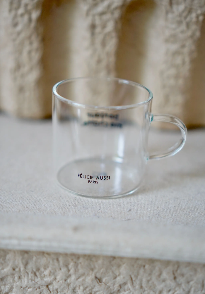 Tasse À Expresso Transparente Bonjour Badass - Félicie Aussi