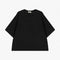Top Manches 3/4 Col Rond Noir