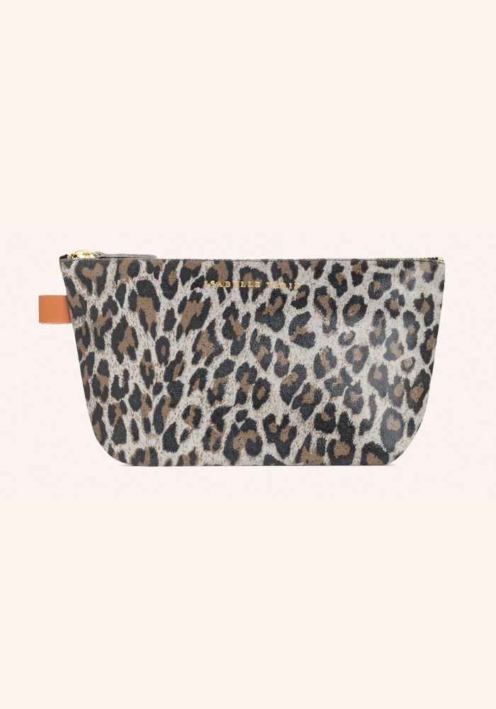 Trousse Lencil Guépard Sable - Isabelle Varin