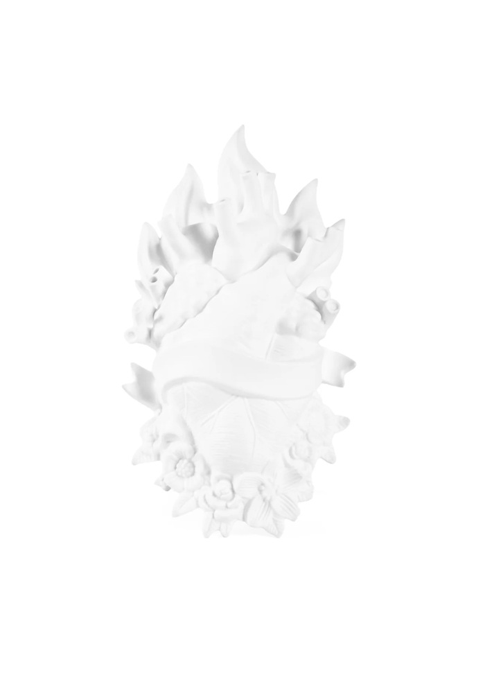 Vase Coeur Holy Love In Bloom Porcelaine - Seletti