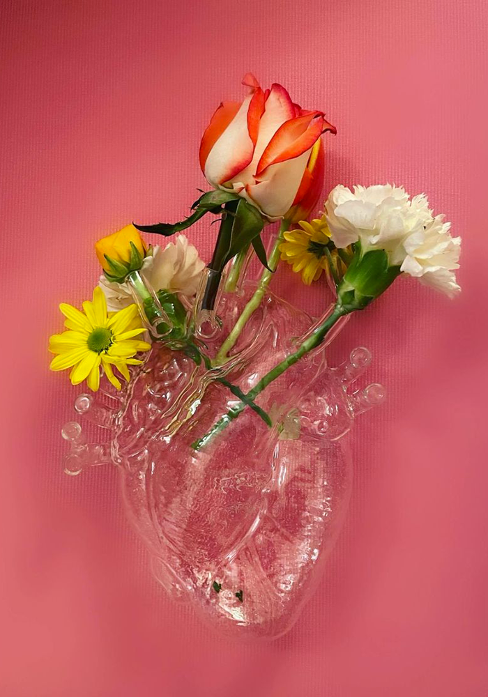 Vase Love In Bloom En Verre - Seletti