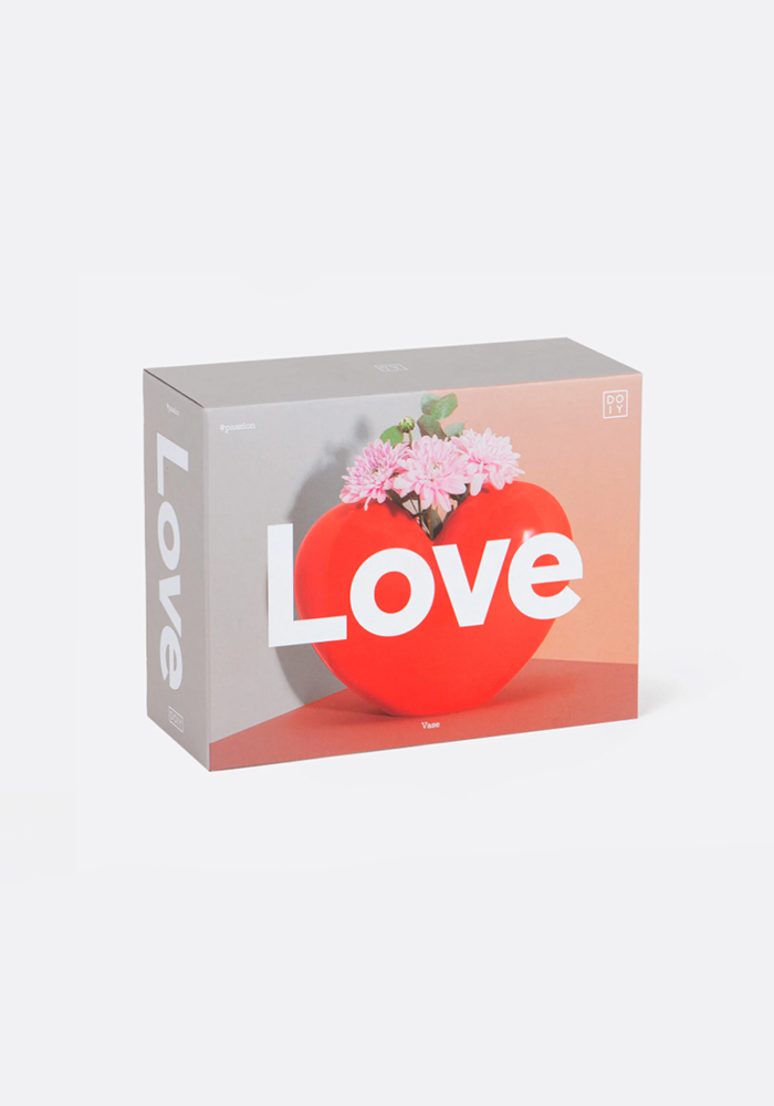 Vase Love Rouge - DOIY