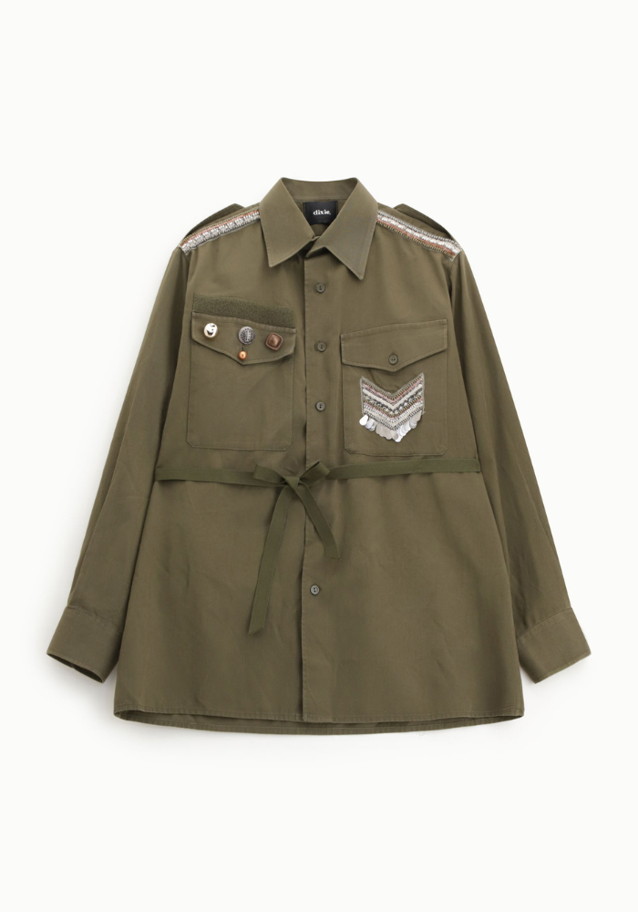 Veste À Ceinturer Kaki - Dixie