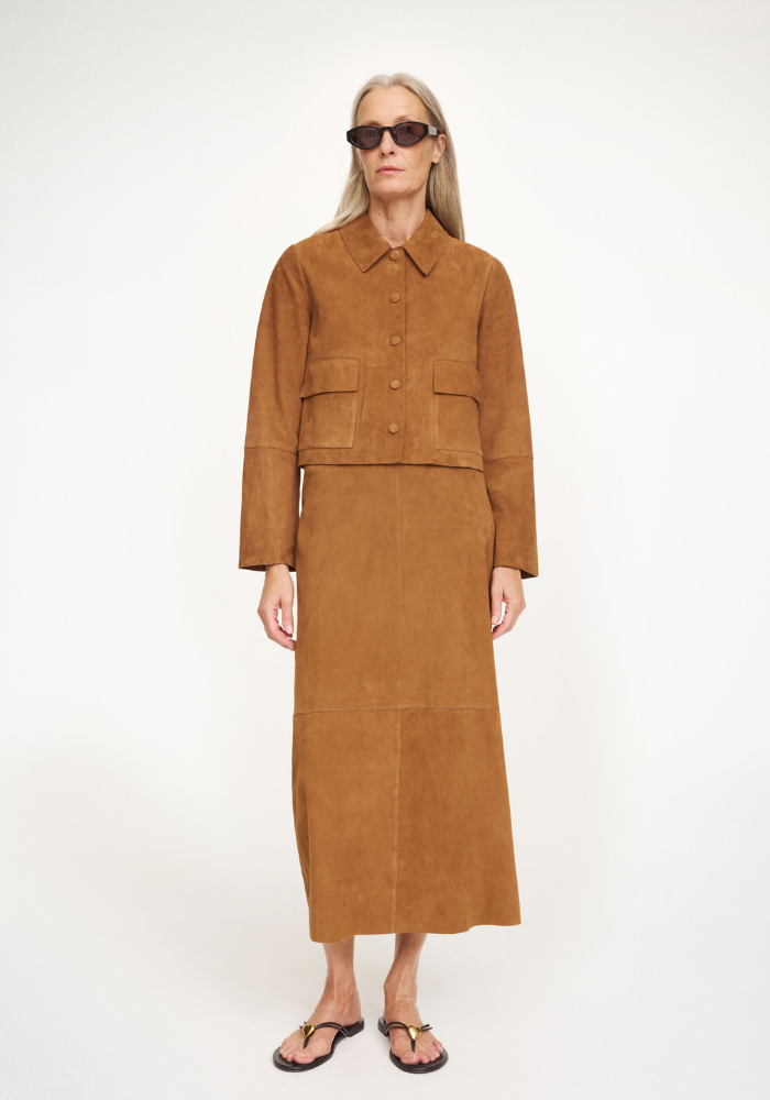 Veste Annie Daim Rusty Sand - By Malene Birger