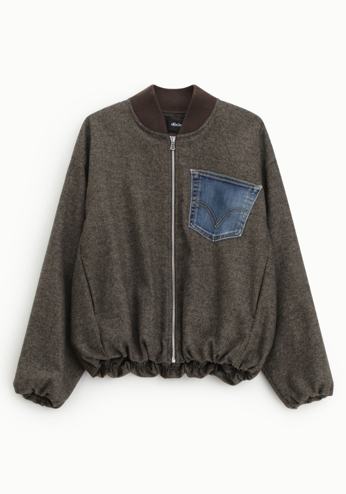 Veste Bomber Bi-Matiere - Dixie