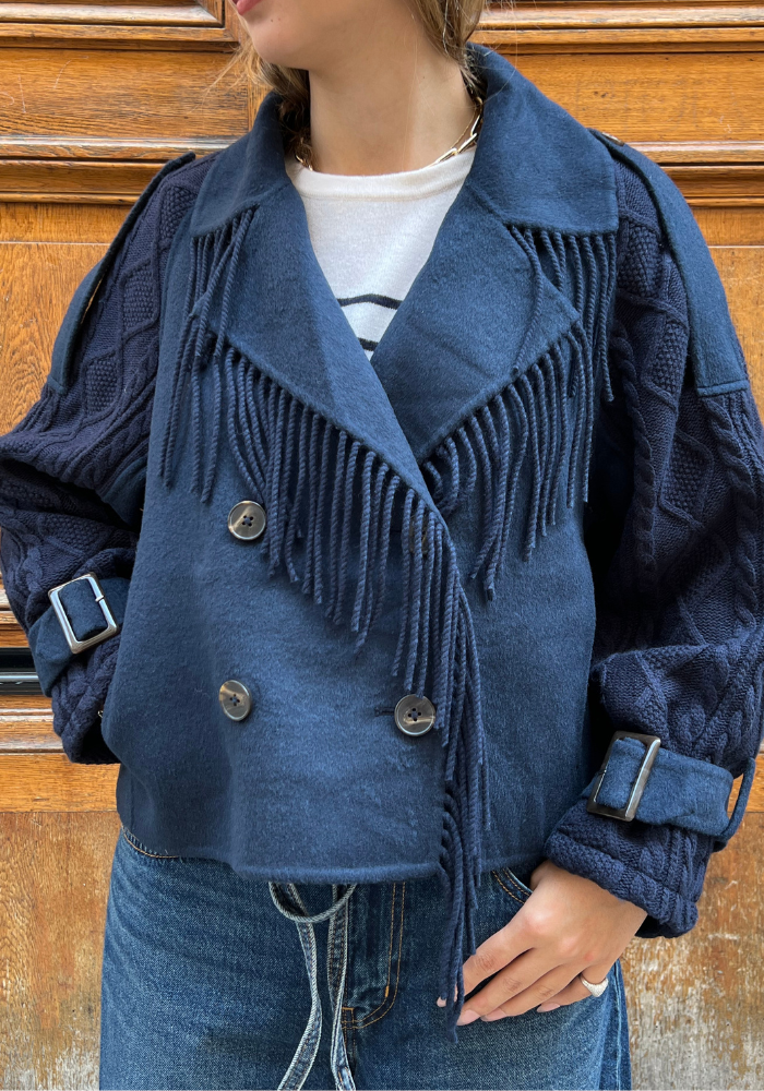 Veste Courte Kassia Marine
