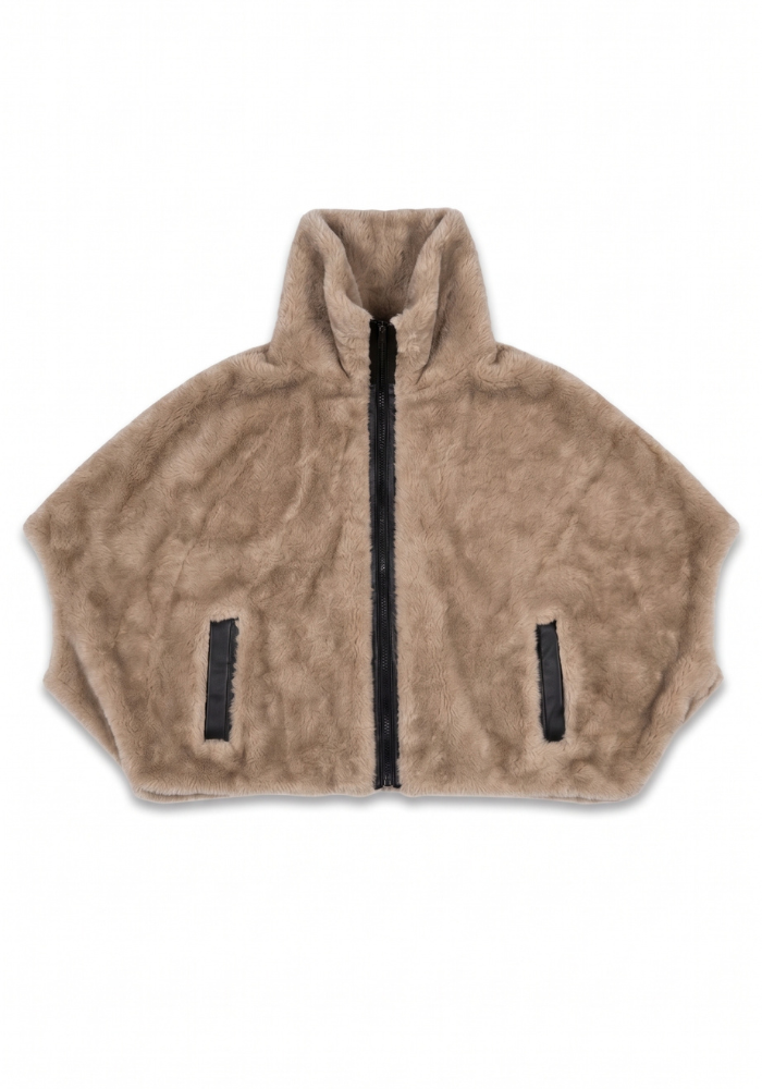 Veste En Fausse Fourrure Beige - Dixie