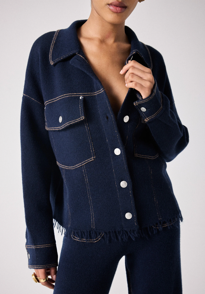 Veste Levo Effet Denim - Not Shy