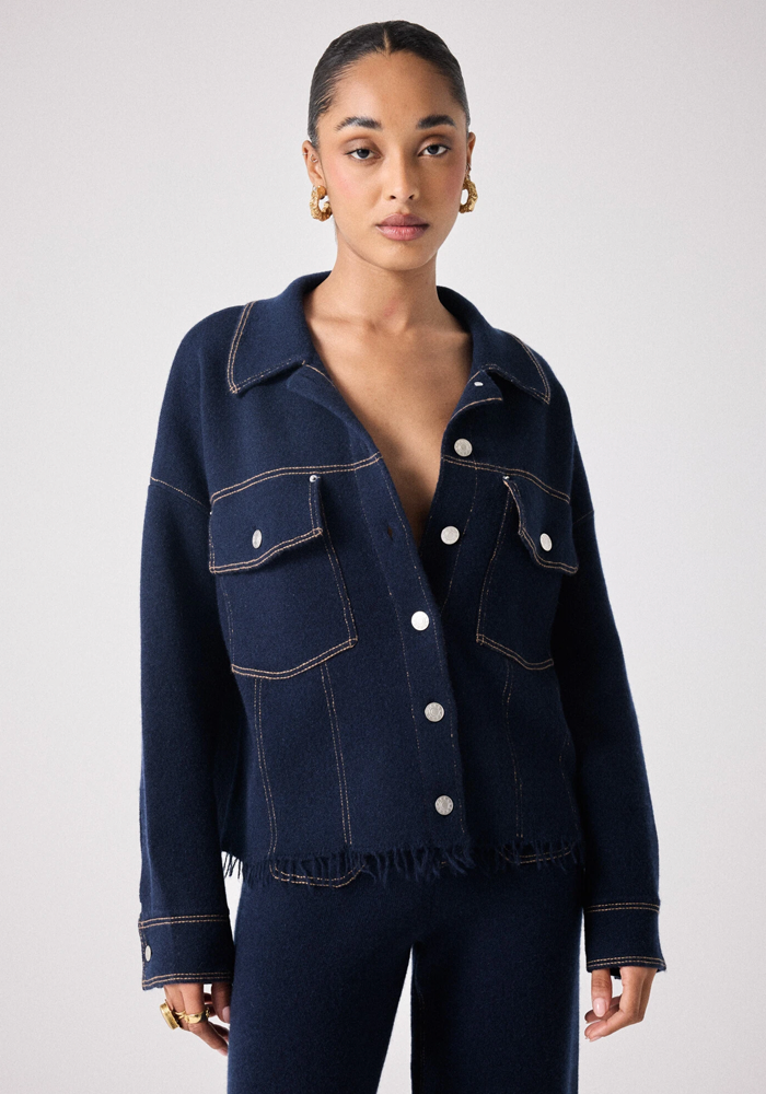 Veste Levo Effet Denim - Not Shy