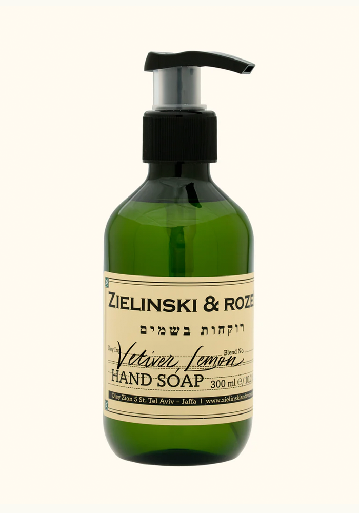 Savon Pour Les Mains Vetivier Et Citron 300ml - Zielinski & Rozen