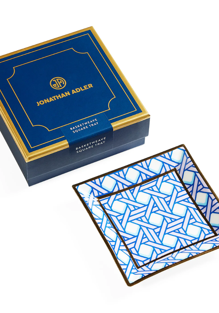 Vide-Poches Basketweave Carré