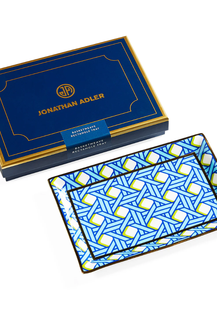 Vide-Poches Basketweave Rectangle - Jonathan Adler