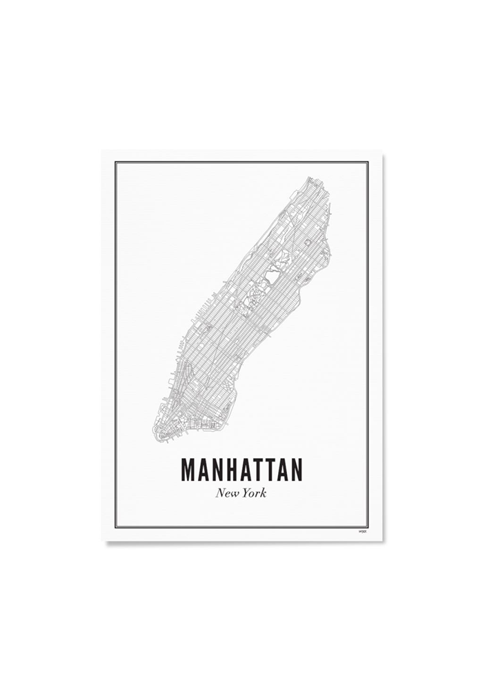 Póster Nueva York - Manhattan