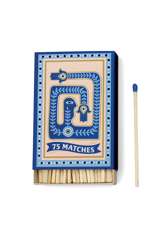 Box of 75 Eye Blue Matches