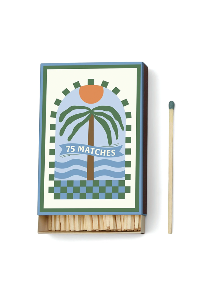 Boite De 75 Allumettes Palm Tree - Blush Sélection Décoration