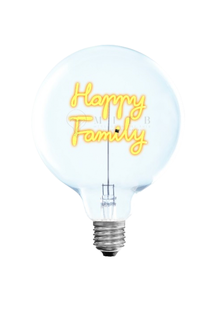 Ampoule Message Happy Family - Sans Fil