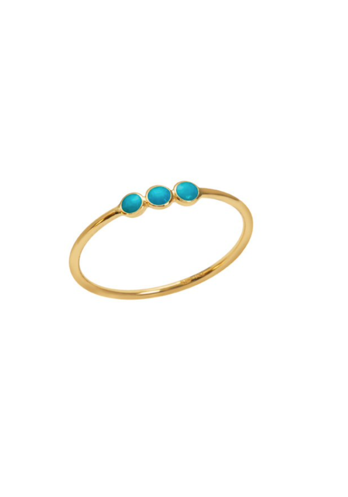 Bague Turquoises Ring - And Paris