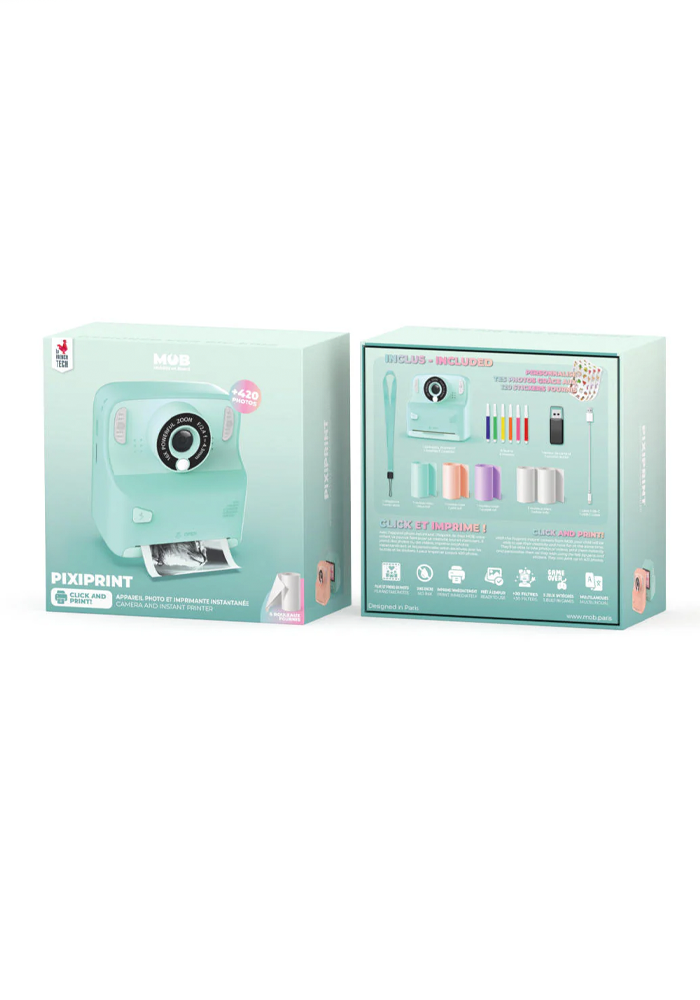 Appareil Photo Pixiprint Turquoise - Mob Paris