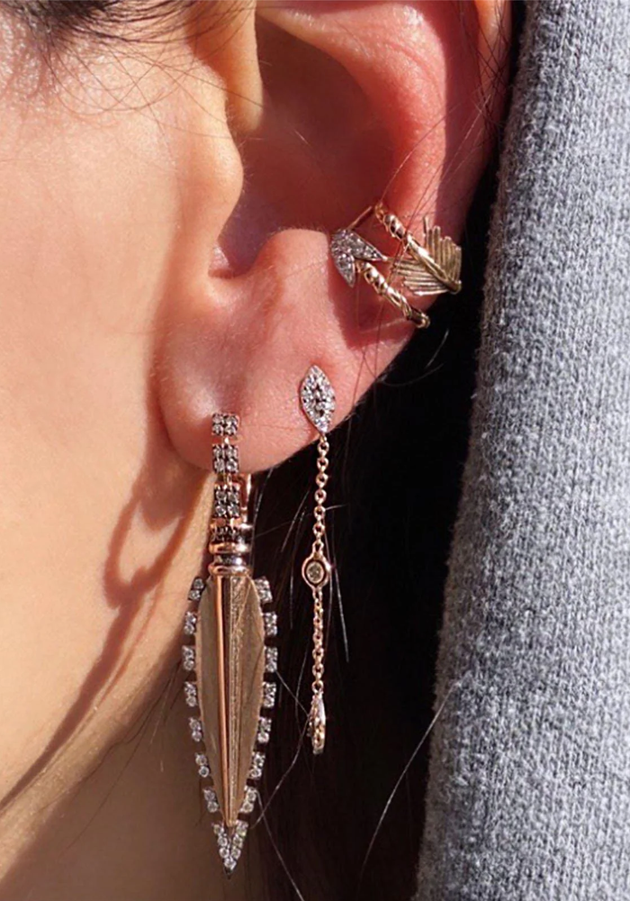 Bijou D'Oreille Arrow Cuff - Kismet By Milka
