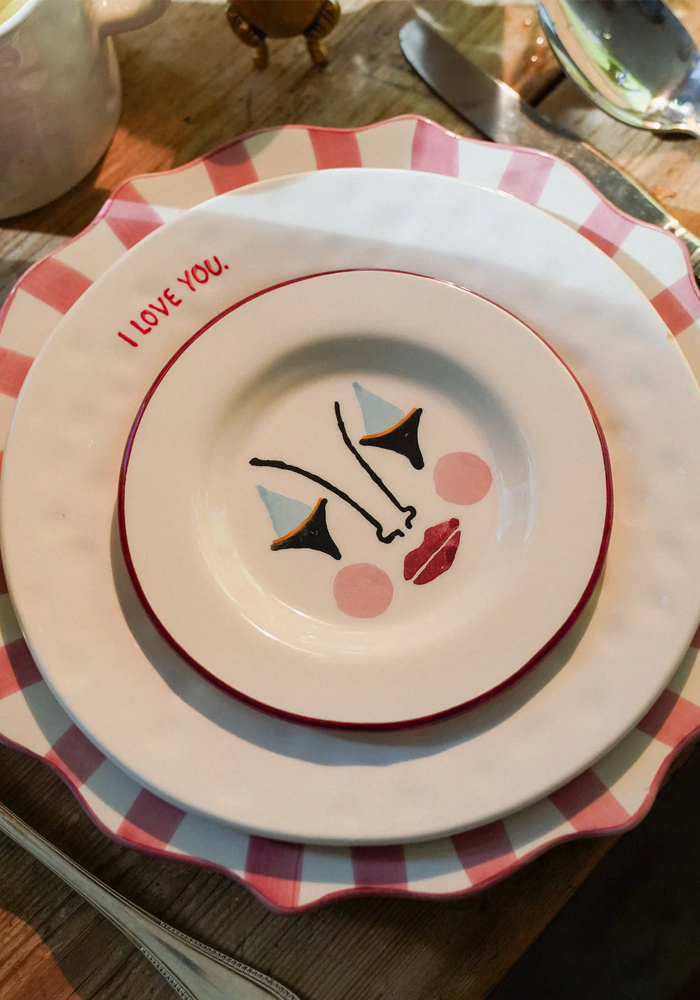 Assiette I Love You - Anna + Nina