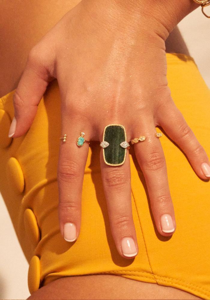 Sangha Aventurine Ring Be Maad