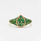 Baby Chevaliere Poire Tsavorites Vertes