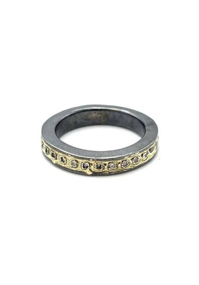 Bague Bandeau 10 Diamants - Rusty Thought