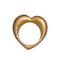 My Heart Brushed Golden Ring