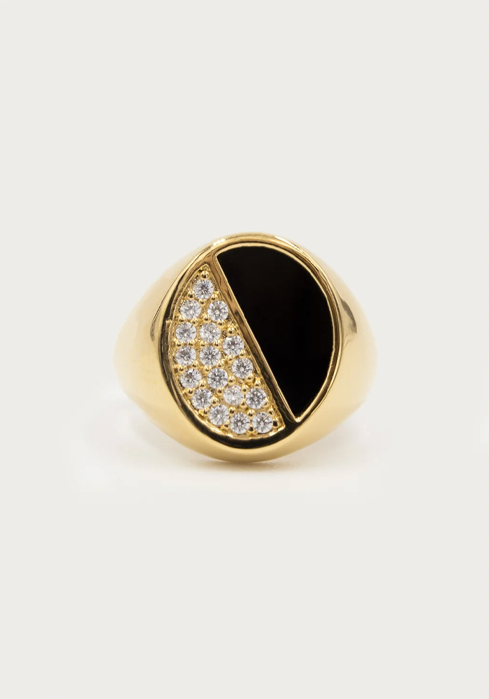 Bague Halo Onyx - Sigal