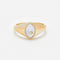 Bague Baby Chevalière Marquise Nacre