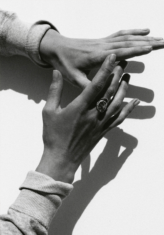 Bague Gaïa Onyx Vert - Pascale Monvoisin