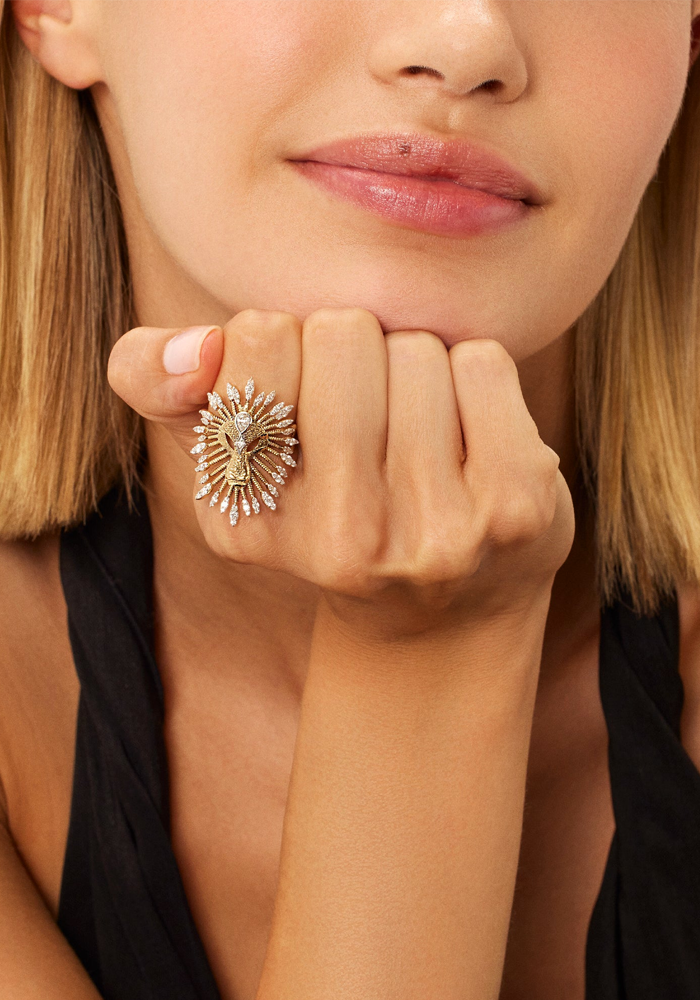 Bague Lion - Kismet By Milka